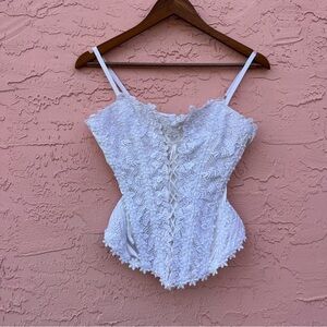 Native Intimates Embroidered Bustier Top